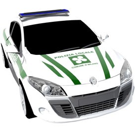 Polizia Locale 3D Object | FREE Artlantis Objects Download
